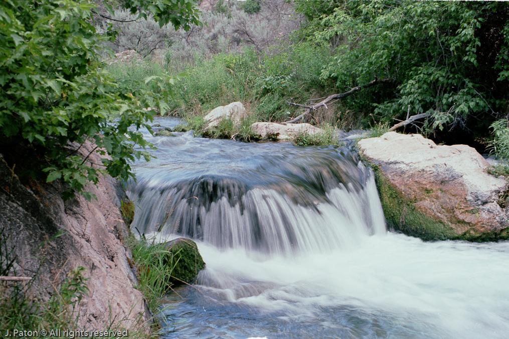 Stream Near Green River   Northeastern Utah