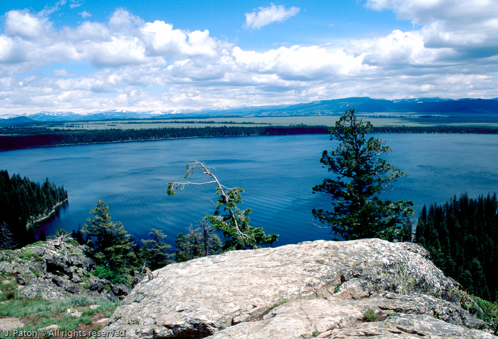 Jenny Lake from Inspiration Point   Grand Teton National Park, Wyoming