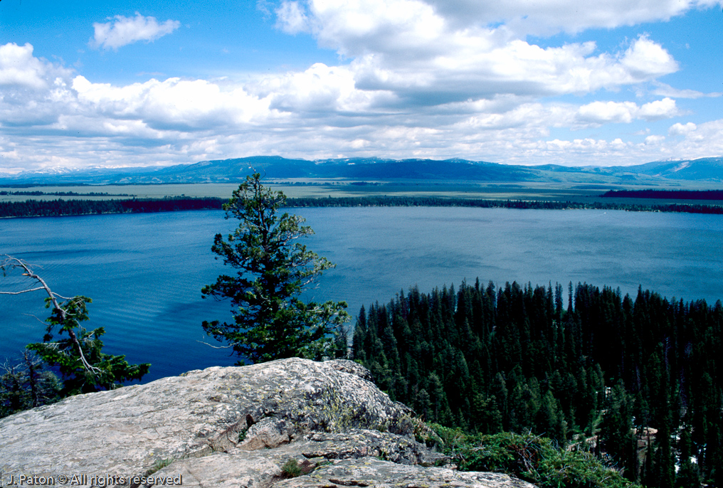 Jenny Lake from Inspiration Point   Grand Teton National Park, Wyoming