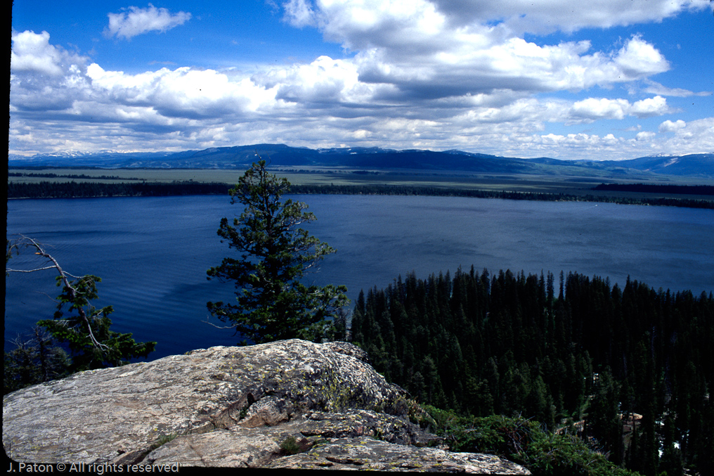 Jenny Lake from Inspiration Point   Grand Teton National Park, Wyoming