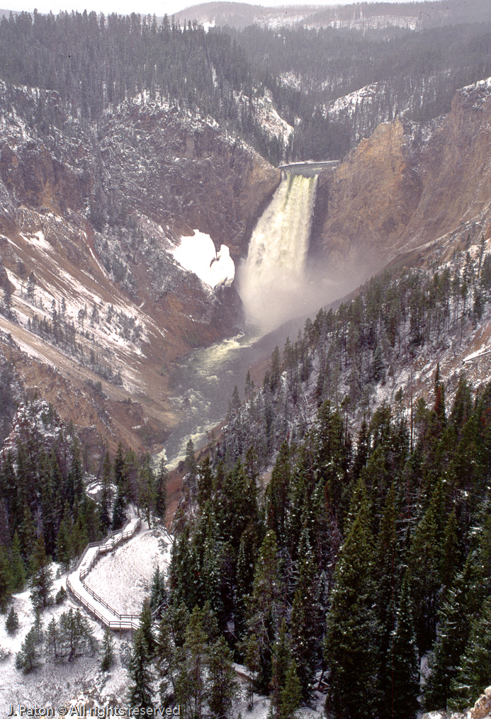 Lower Falls, Grand Canyon of the Yellowstone   Yellowstone National Park, Wyoming