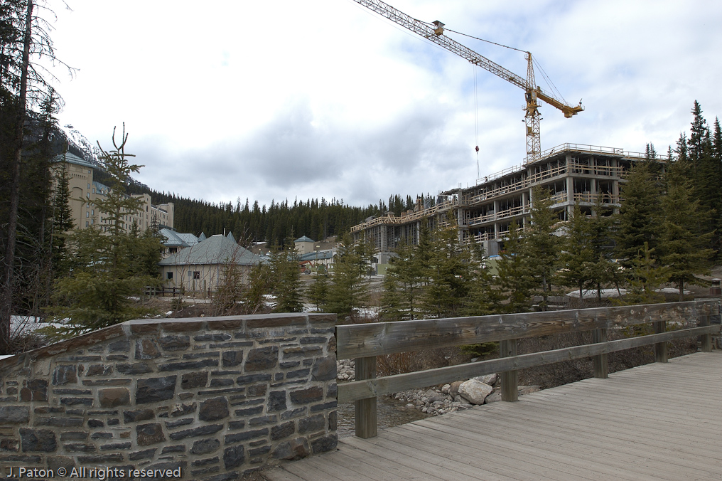 Construction at Lake Louise   Lake Louise, Banff National Park, Albert, Canada