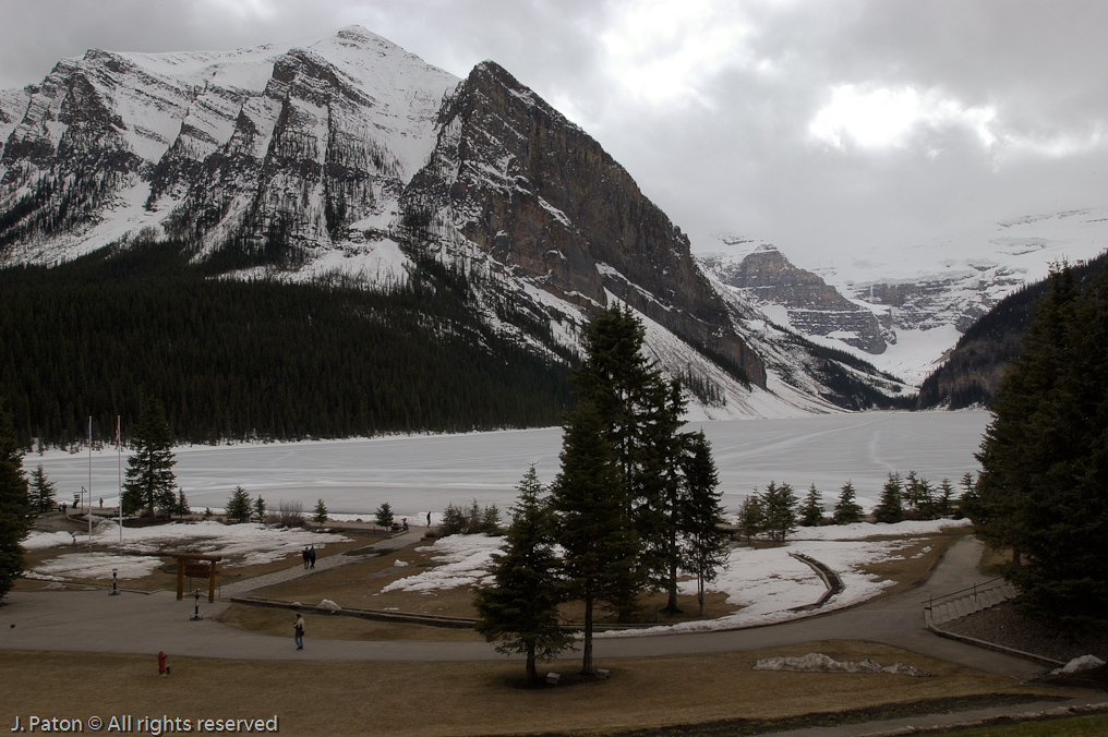 Lake Louise from the Chateau   Lake Louise, Banff National Park, Albert, Canada