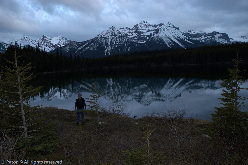 Me at Herbert Lake   Icefield Parkway, Jasper National Park, Alberta, Canada