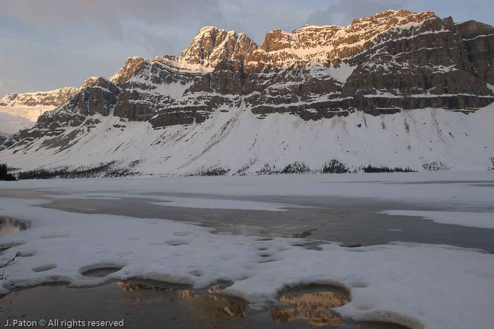 Bow Lake in the Morning   Banff National Park, Albert, Canada