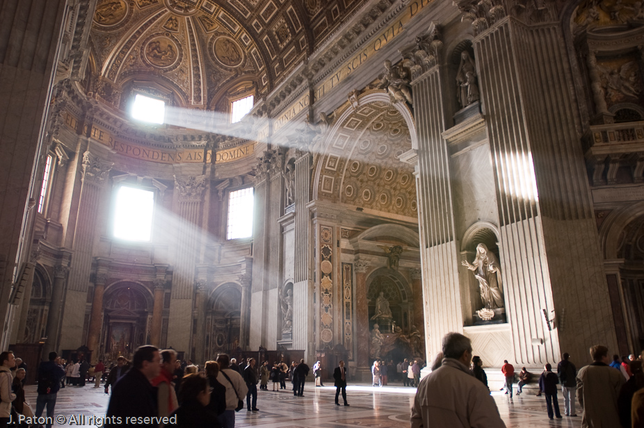 Lint's View of St. Peters Basilica   Vatican City