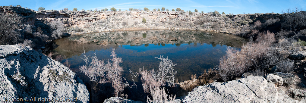 Montezuma Well Panoramic   Montezuma Well, Montezuma Castle National Monument, Arizona