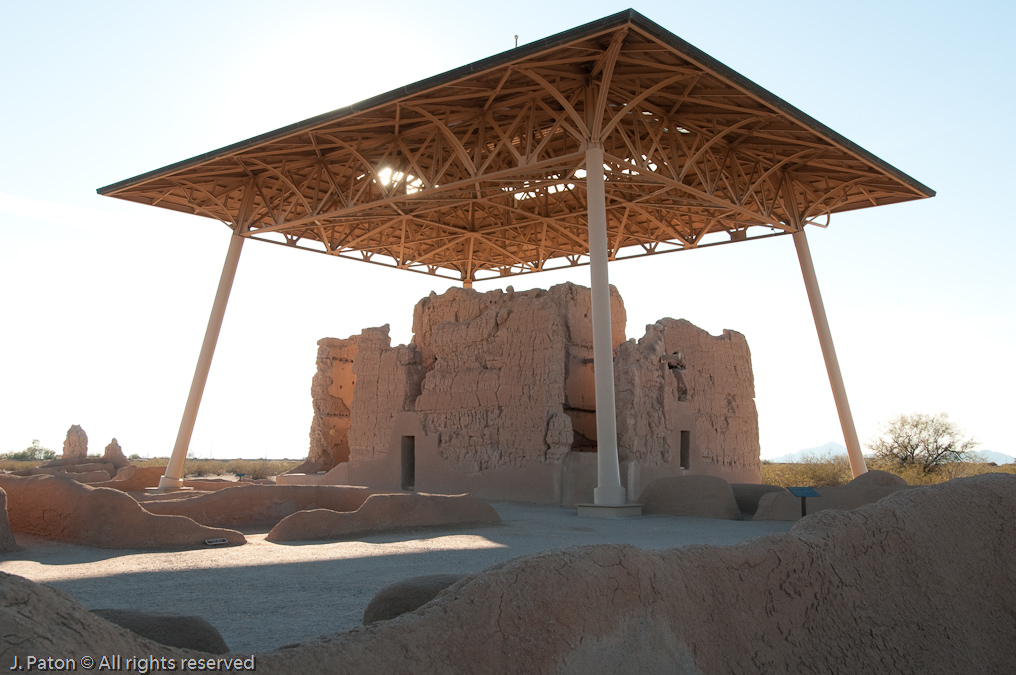 Backlit   Casa Grande Ruins National Monument, Arizona