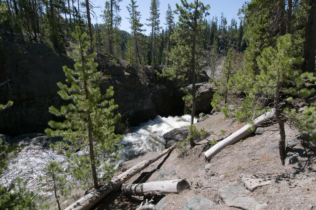 Alternate Way to Brink of the Lower Falls From the Upper Falls Parking Lot   Canyon Area, Yellowstone National Park