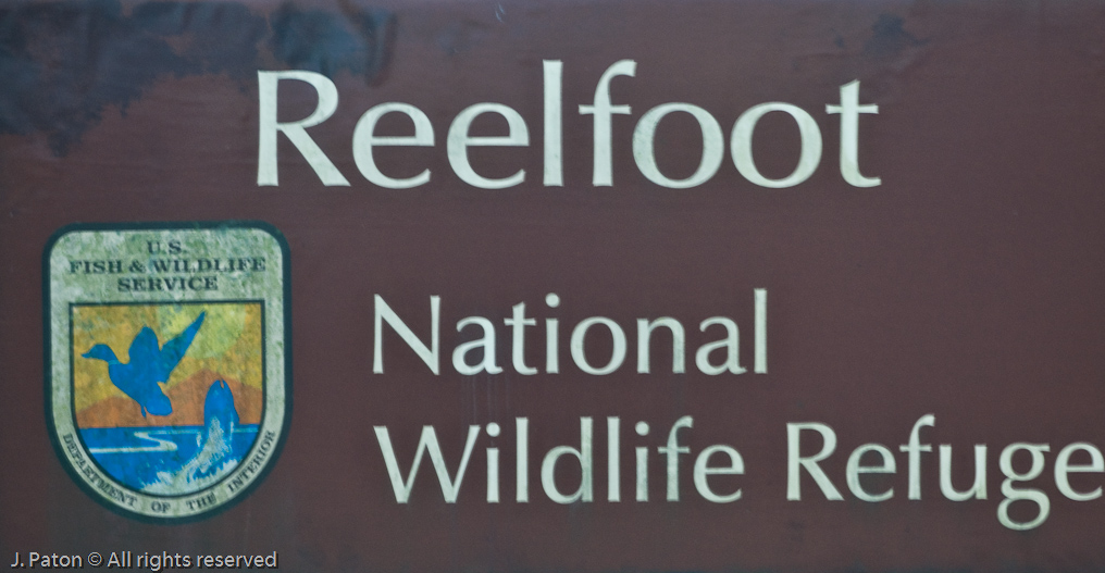 Welcome Sign   Reelfoot National Wildlife Refuge, Tennessee and Kentucky