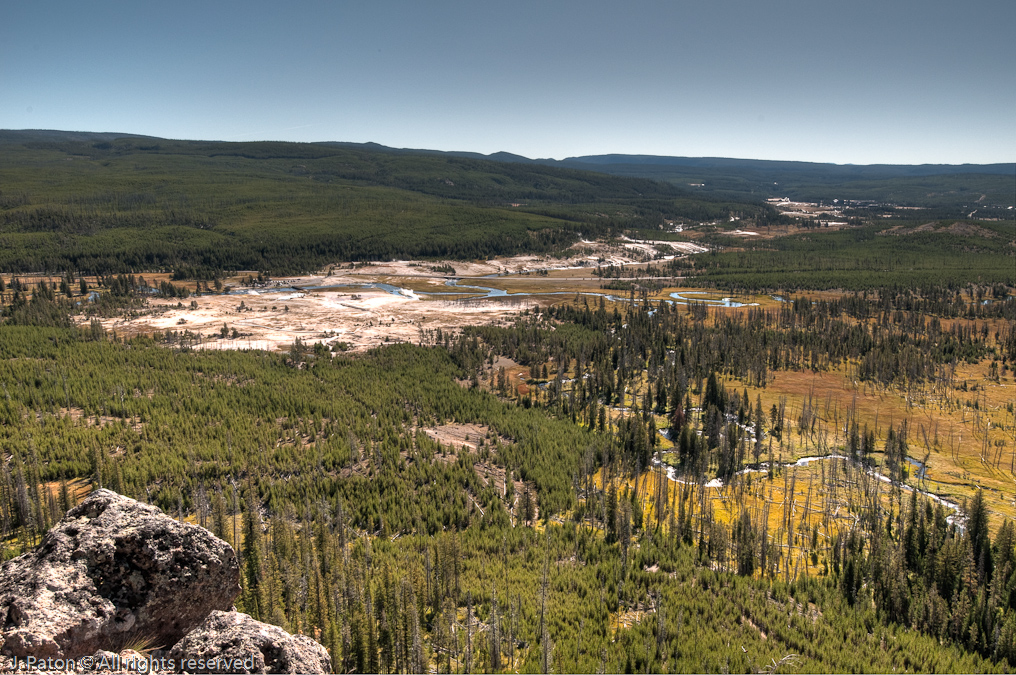 Biscuit Basin Overlook   Biscuit Basin, Yellowstone Natio