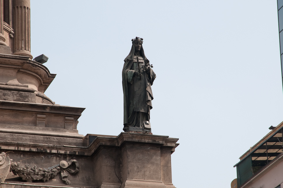 From Santiago's Metropolitan Cathedral   Plaza de Armas, Santiago, Chile