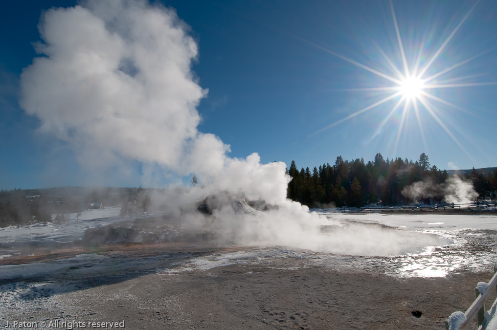 Castle Geyser   Old Faithful Area, Yellowstone National Park, Wyoming