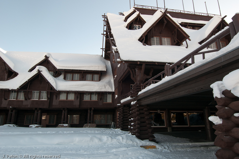 Old Faithful Inn in the Winter   Old Faithful Area, Yellowstone National Park, Wyoming