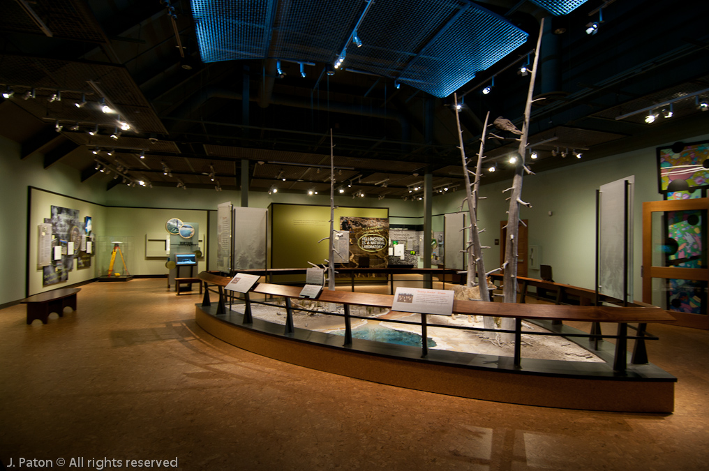 Inside the New Visitors Center   Old Faithful Area, Yellowstone National Park, Wyoming