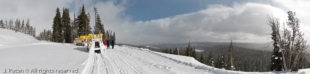 A Lunch Spot   Near Dunraven Pass, Yellowstone National Park, Wyoming