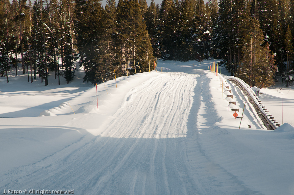 Fishing Bridge in Winter   Fishing Bridge Area, Yellowstone National Park, Wyoming