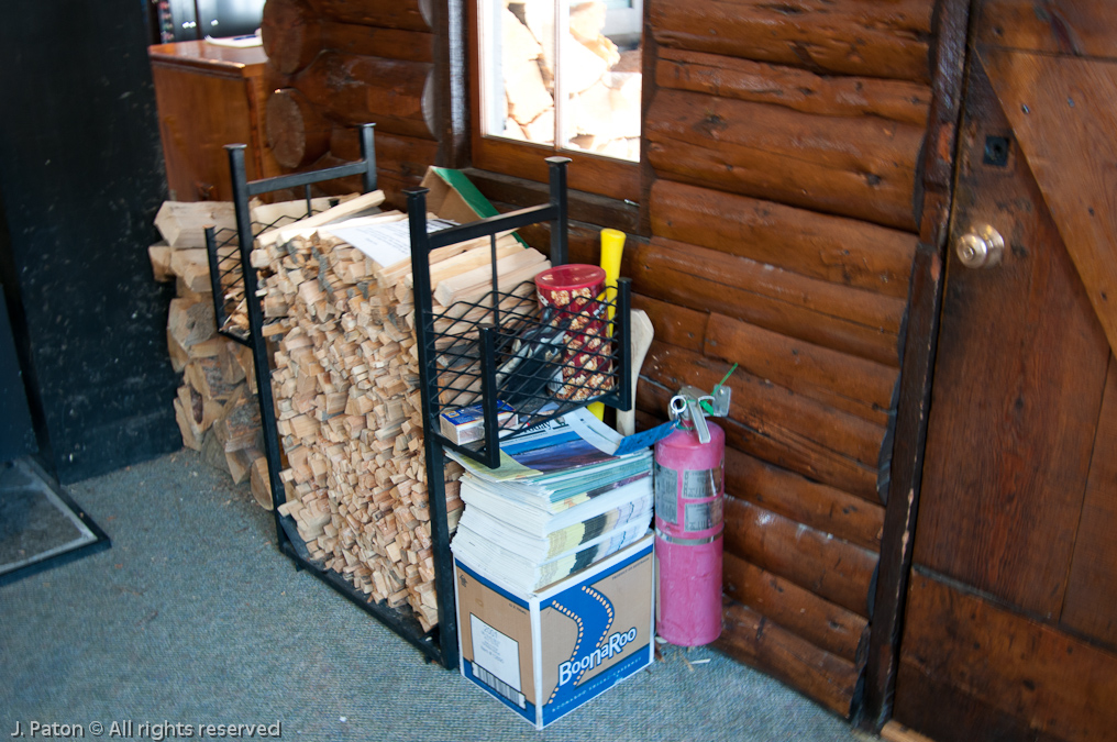 Inside the Fishing Bridge Warming Hut   Fishing Bridge Area, Yellowstone National Park, Wyoming