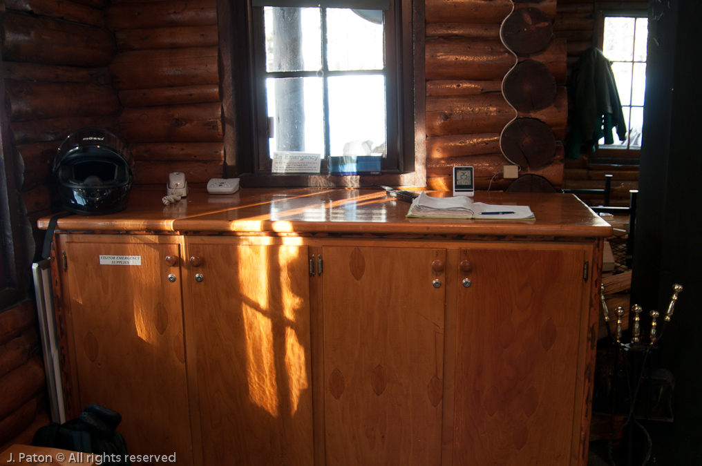 Inside the Fishing Bridge Warming Hut   Fishing Bridge Area, Yellowstone National Park, Wyoming