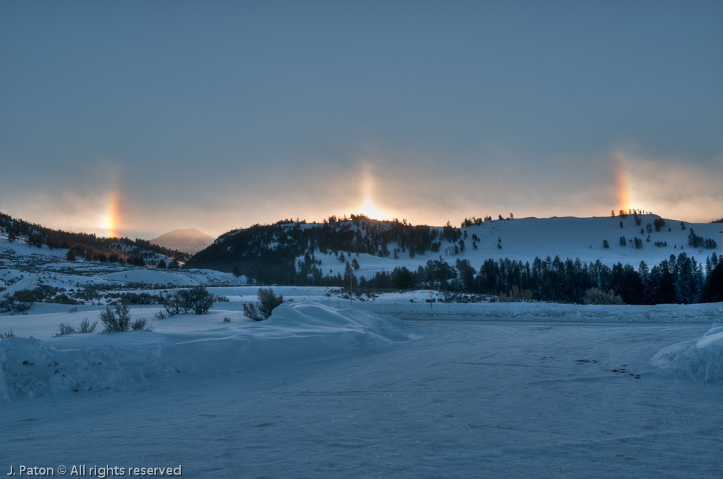 Winter Sunrise in Lamar Valley   Lamar Valley, Yellowstone National Park, Wyoming