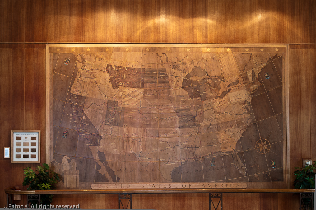 Map Room   Mammoth Hot Springs Hotel, Yellowstone National Park, Wyoming