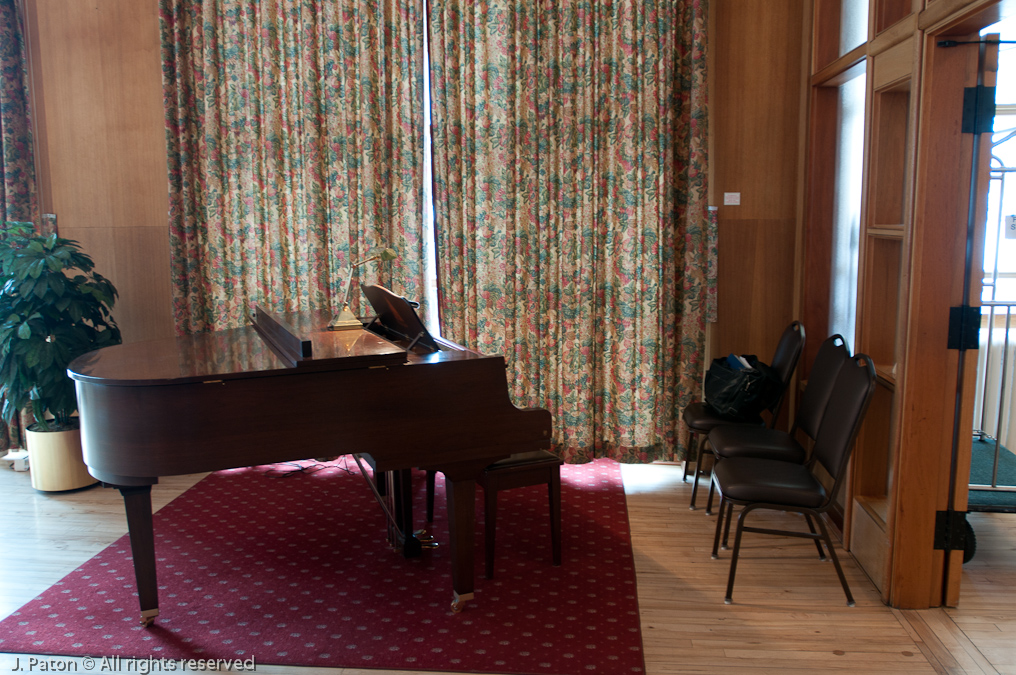 Map Room Piano   Mammoth Hot Springs Hotel, Yellowstone National Park, Wyoming