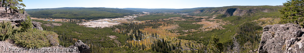 Biscuit Basin Overlook   Biscuit Basin, Yellowstone National Park, Wyoming