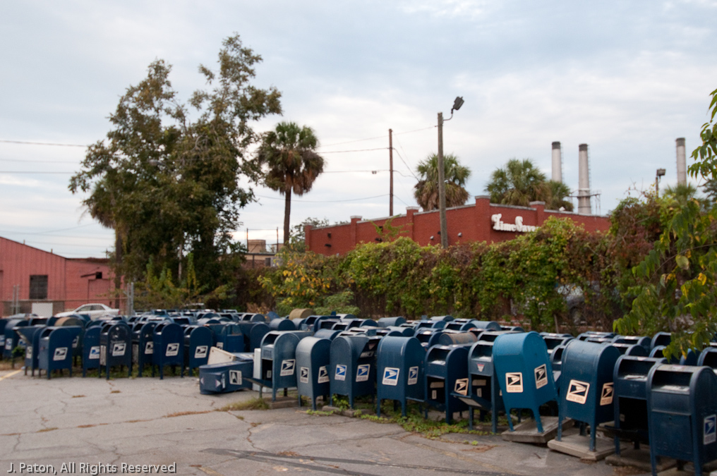 Mail Box Graveyard   Savannah, Georgia